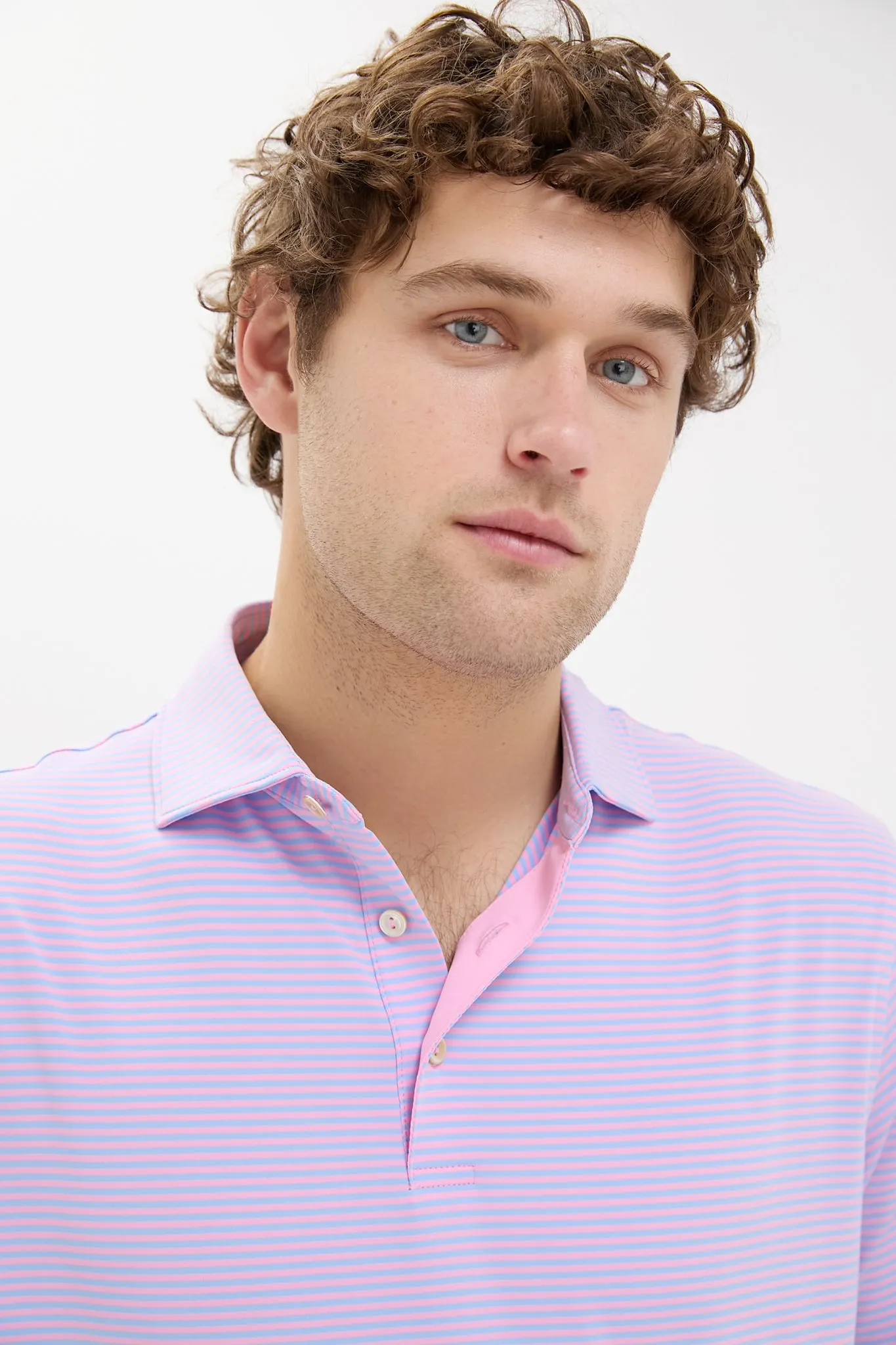 Pink Vale Hales Performance Jersey Polo