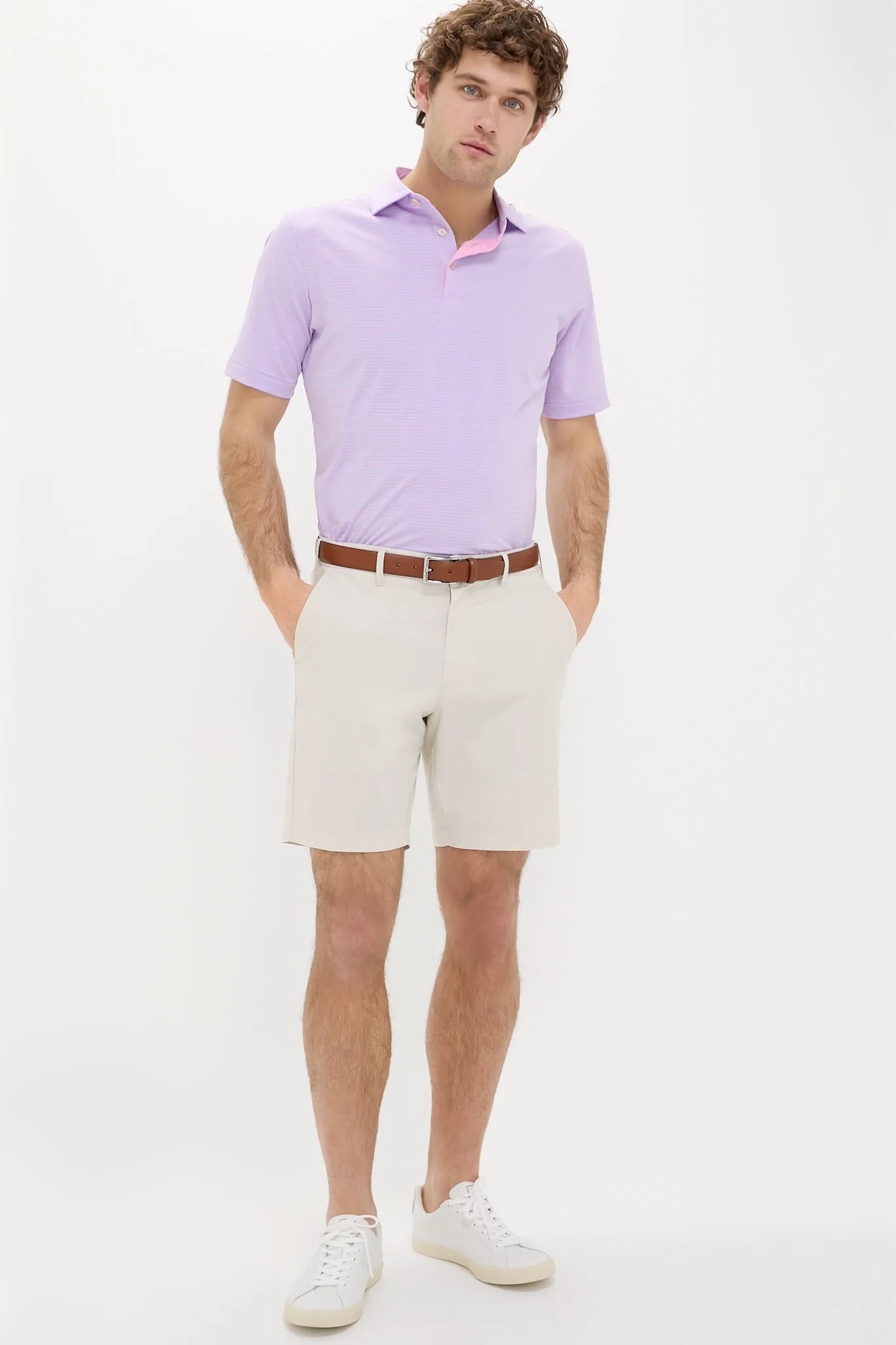 Pink Vale Hales Performance Jersey Polo