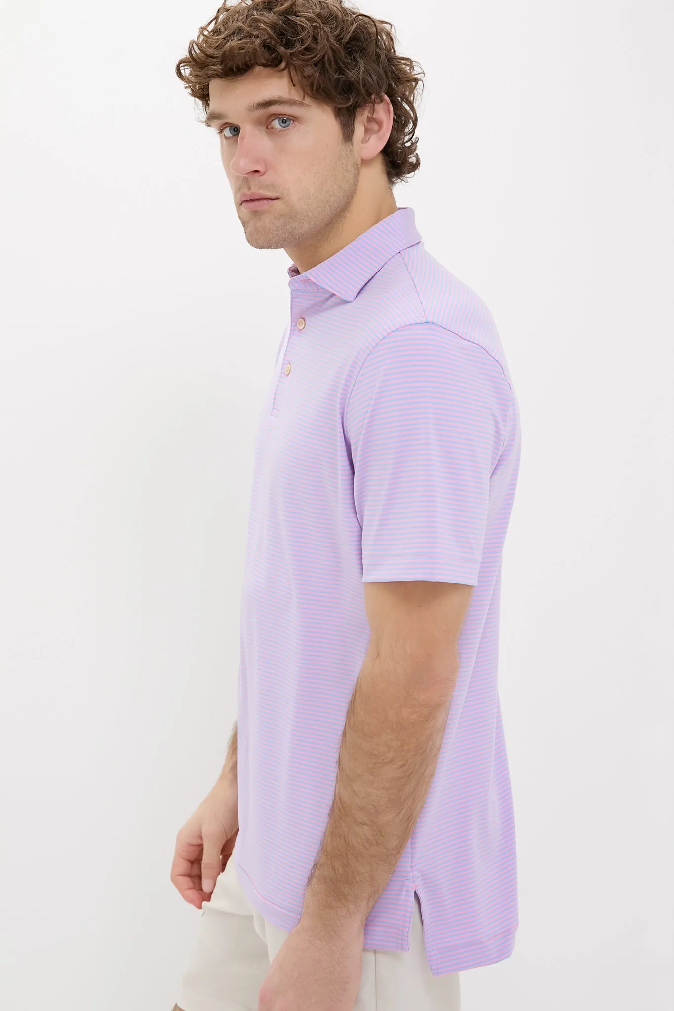 Pink Vale Hales Performance Jersey Polo