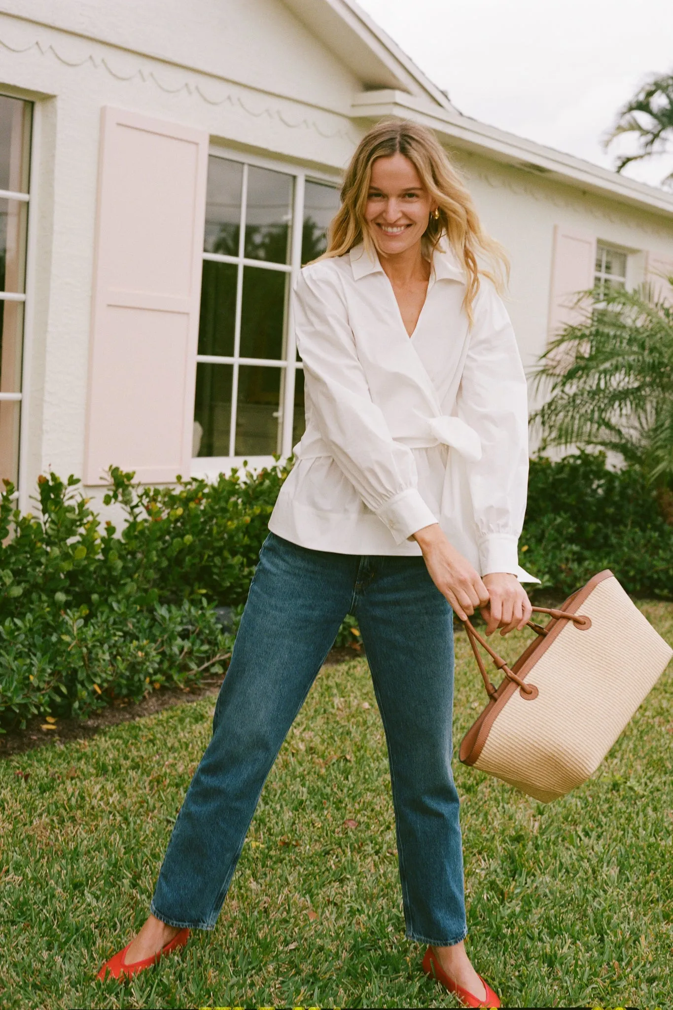 Raffia Brett Tote