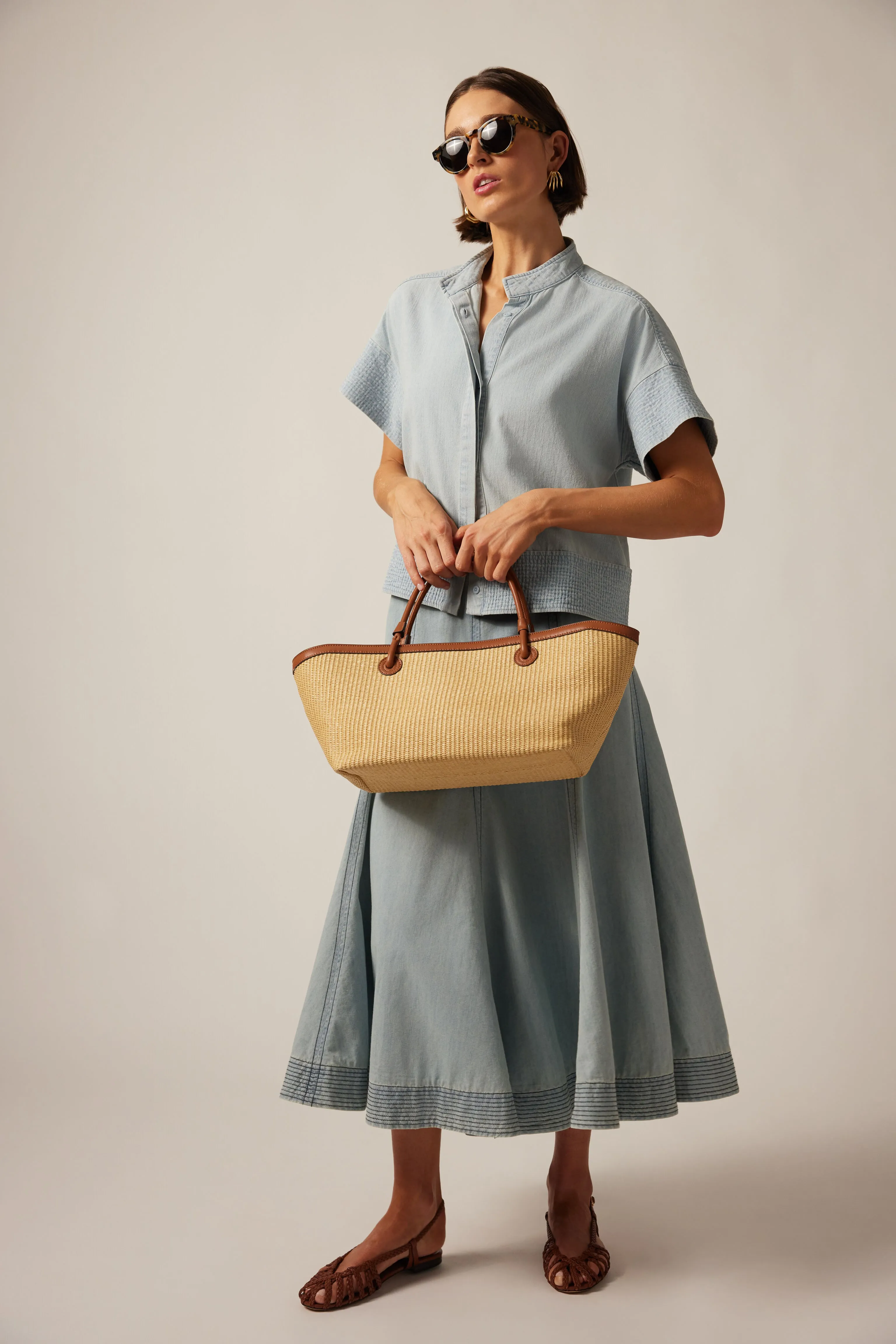 Raffia Brett Tote
