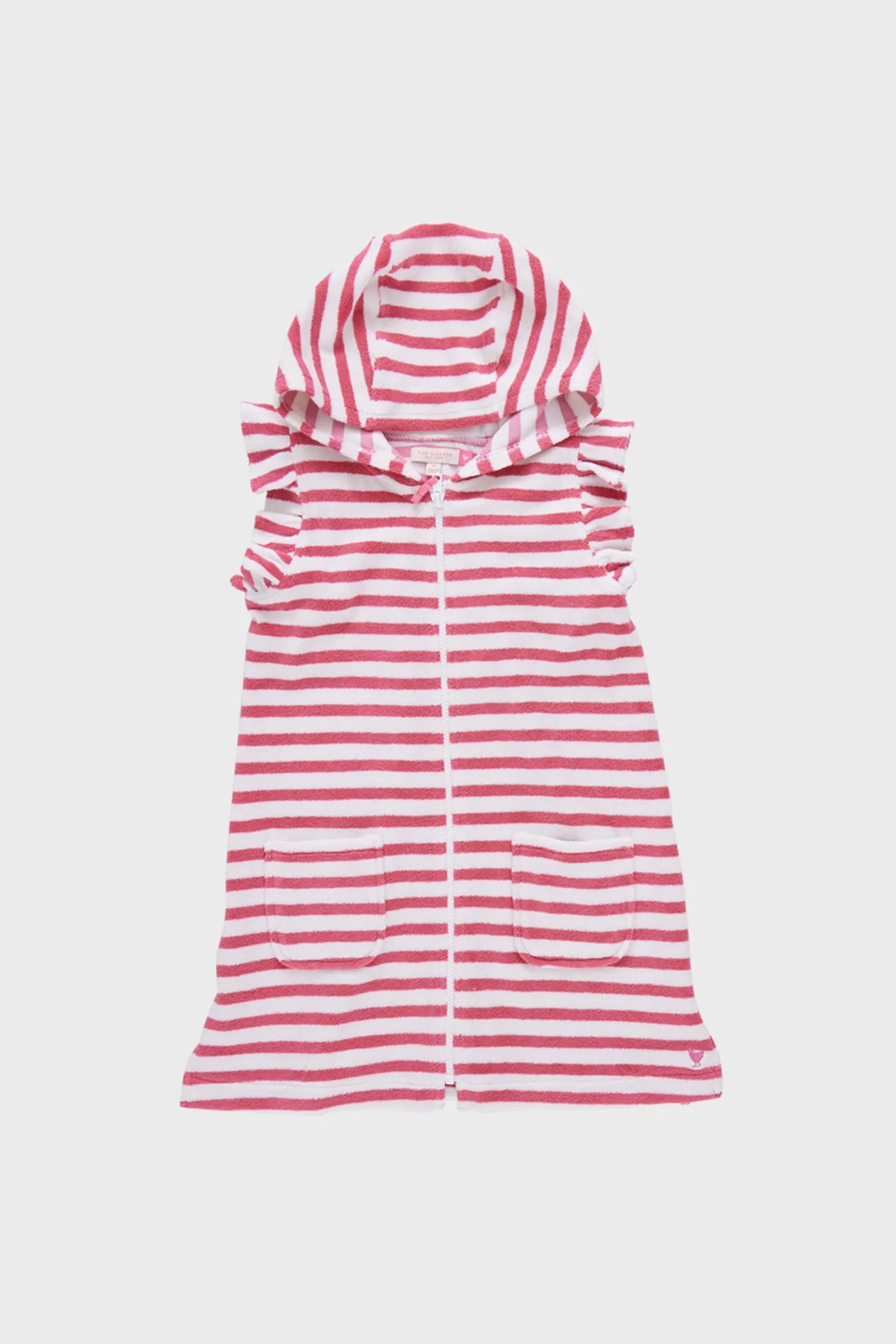 Rapture Rose Stripe Terry Coverup