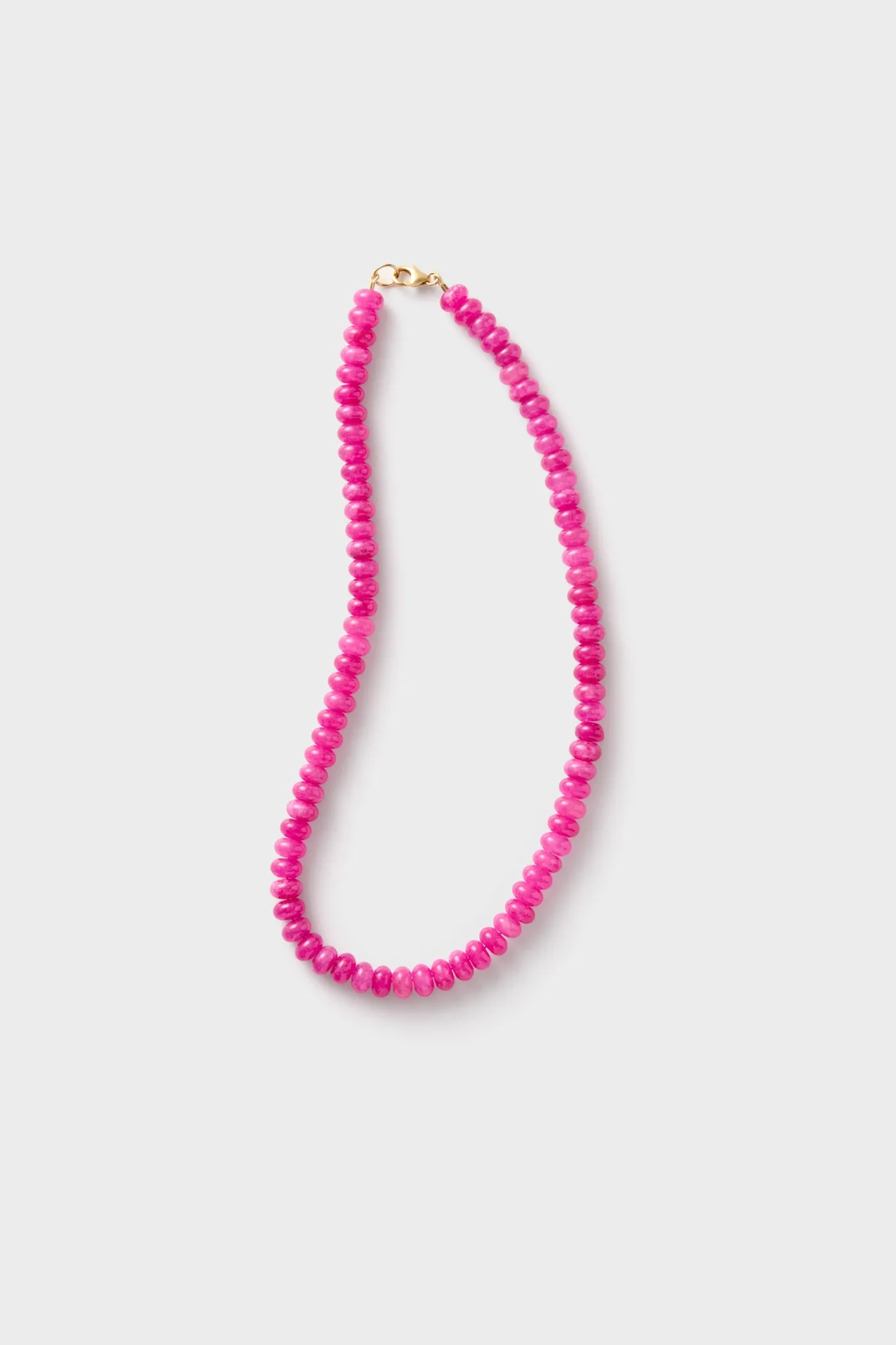 Raspberry Angelite Candy Necklace