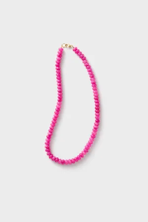 Raspberry Angelite Candy Necklace