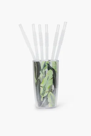 Reusable Flexible Straws (Set of 6)