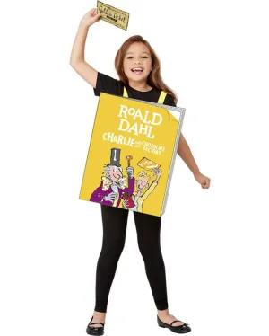 Roald Dahl Chocolate Factory Book Cover Kids Costume