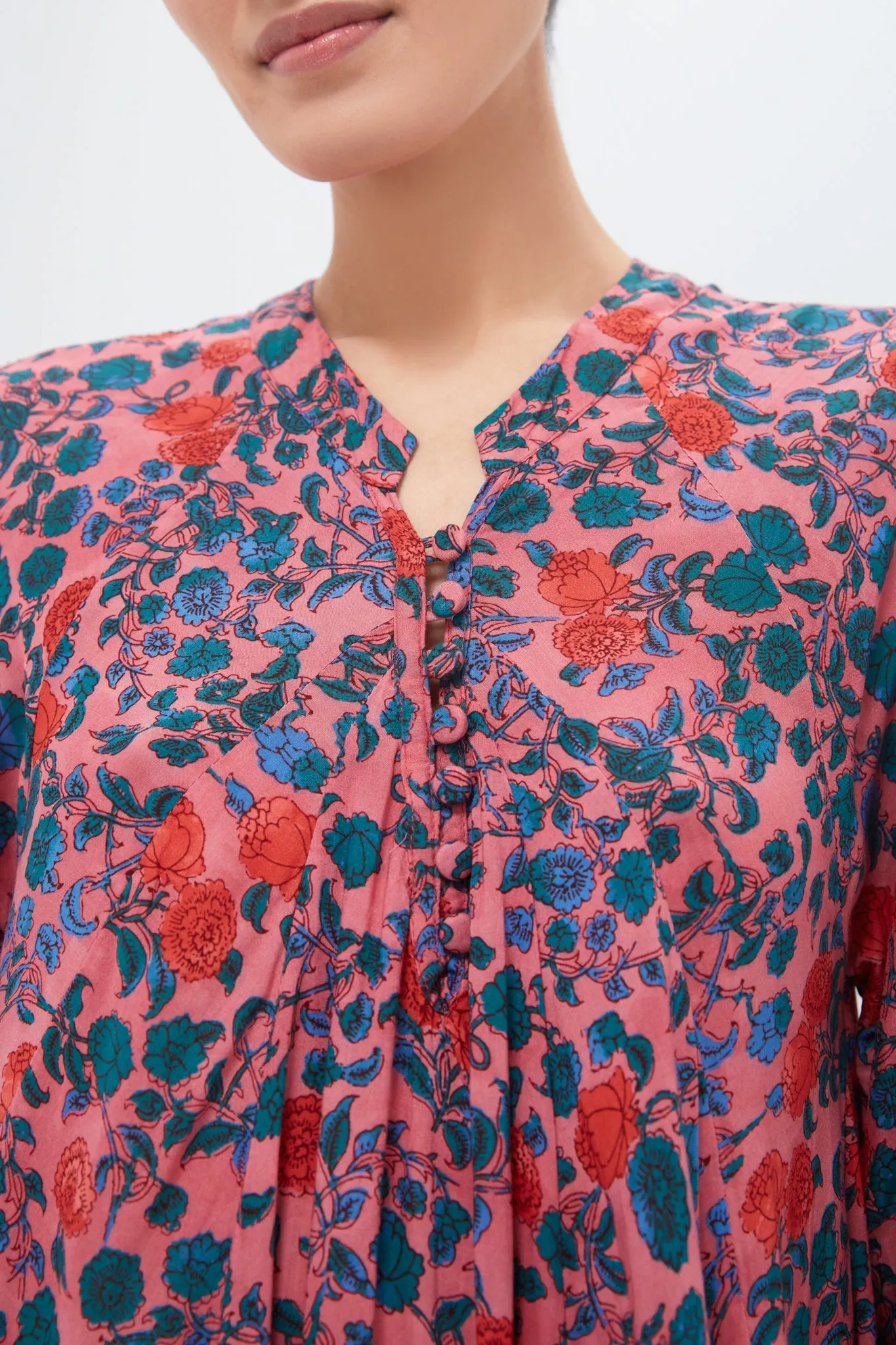 Rose Bandana Fiore Maxi Dress