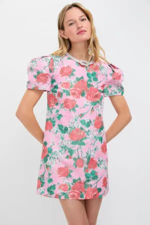 Rose Rosetta Taffeta Dress