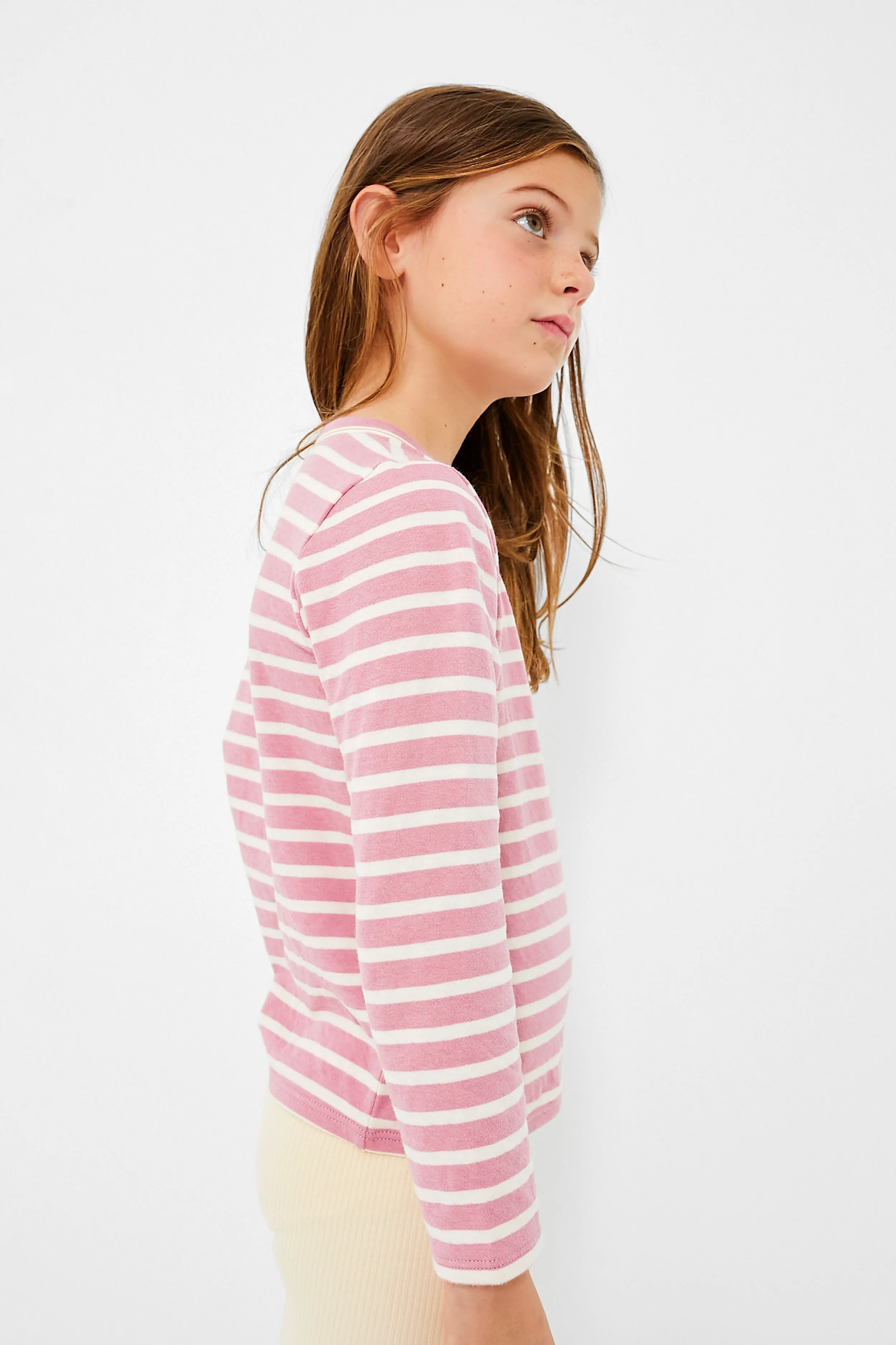 Rose Stripe Edward Long Sleeve Tee