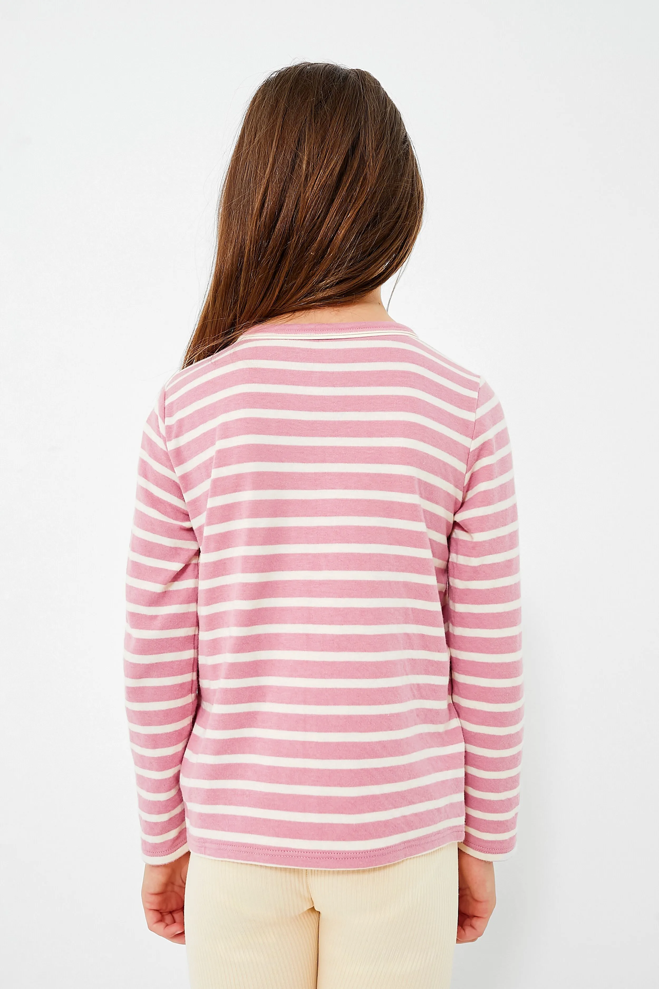 Rose Stripe Edward Long Sleeve Tee