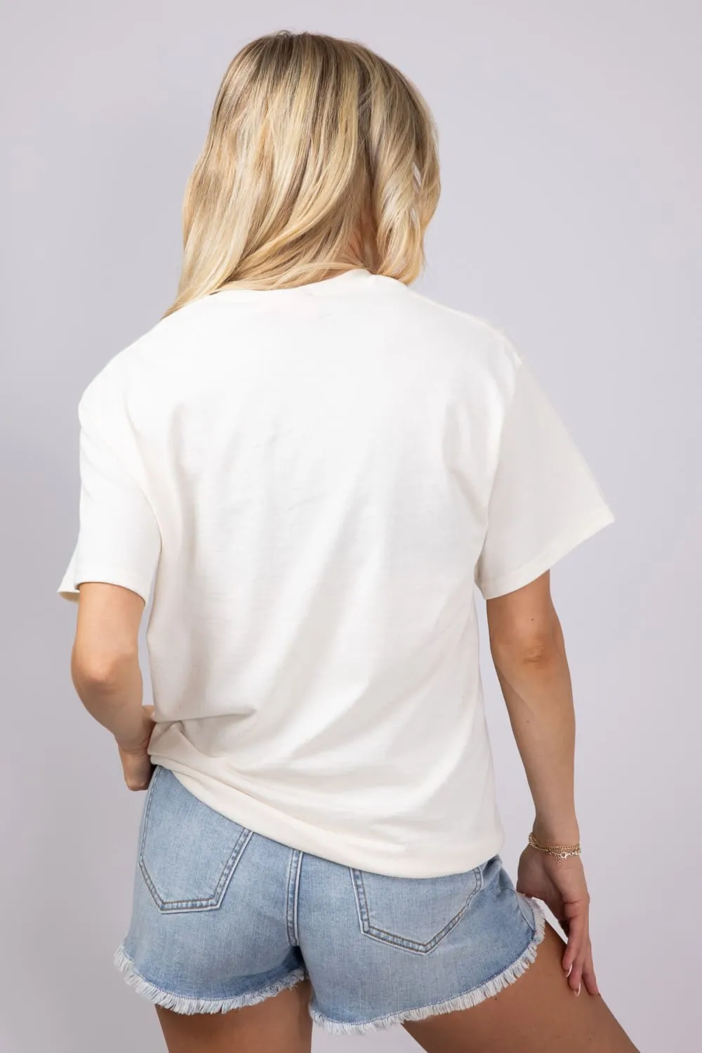 Sardines Girlie Oversized T-Shirt for Women in Ivory | 32911X-OTS-IVORY