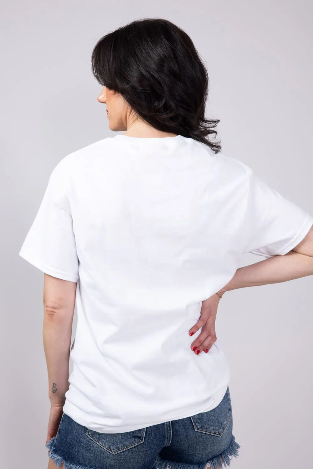 Sardines Lemon Oversized T-Shirt for Women in White | 32916X-OTS-WHITE