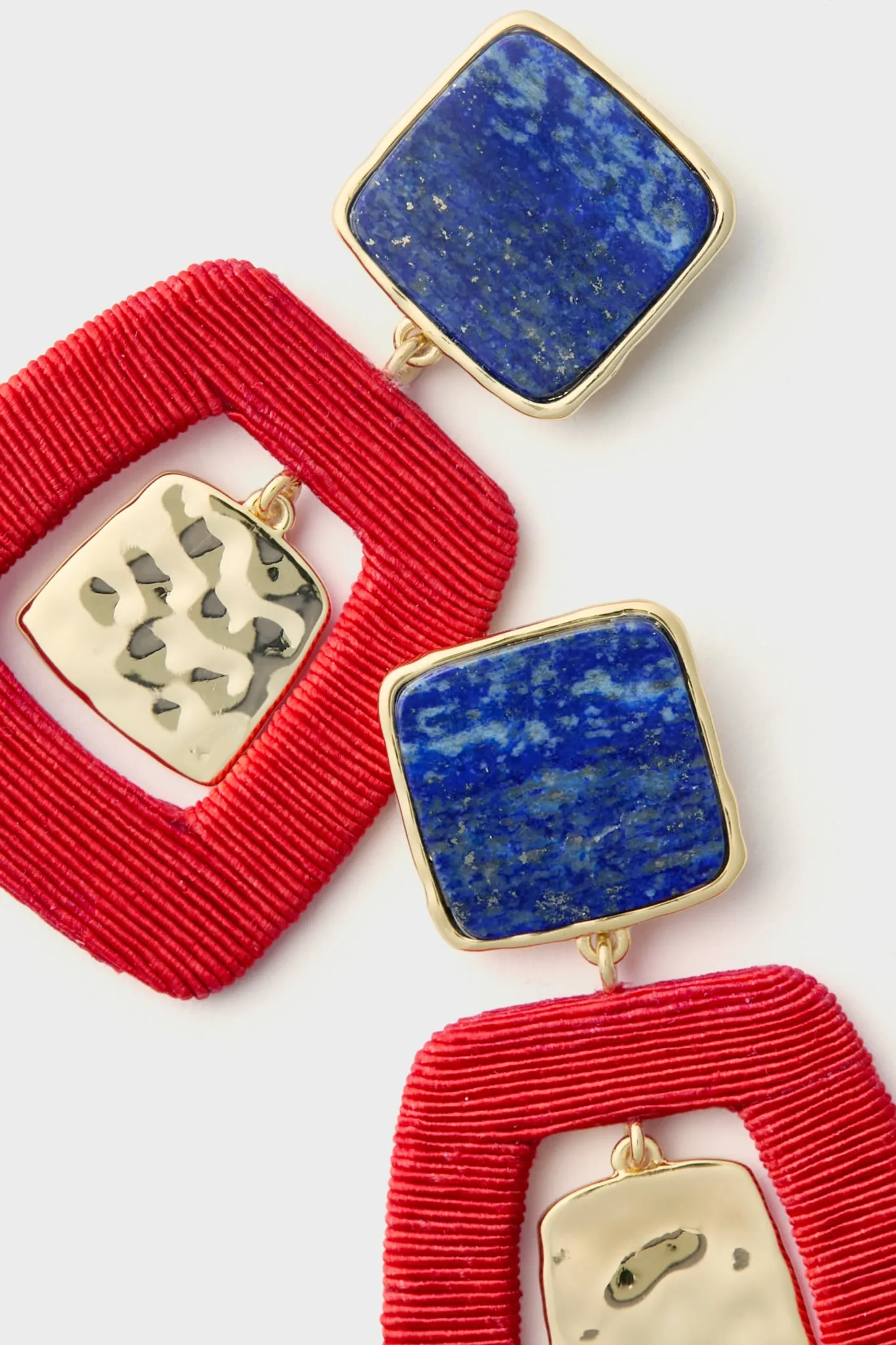Scarlet Woven Careen Earrings
