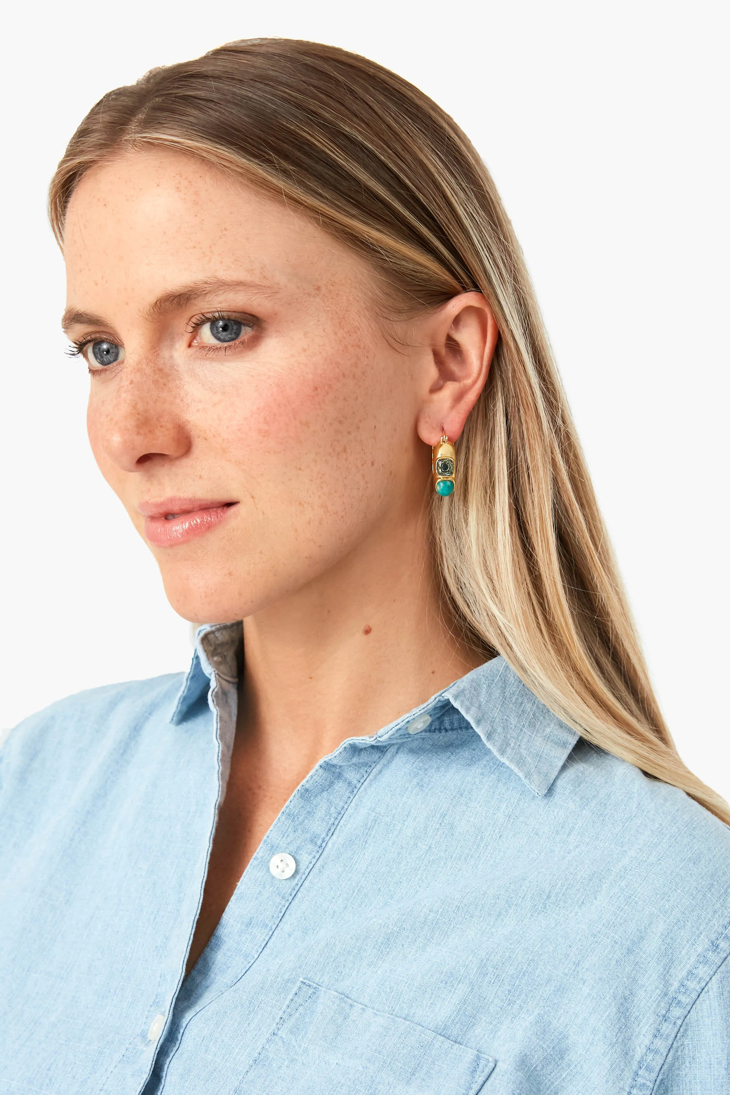 Sea Piet Hoop Earrings