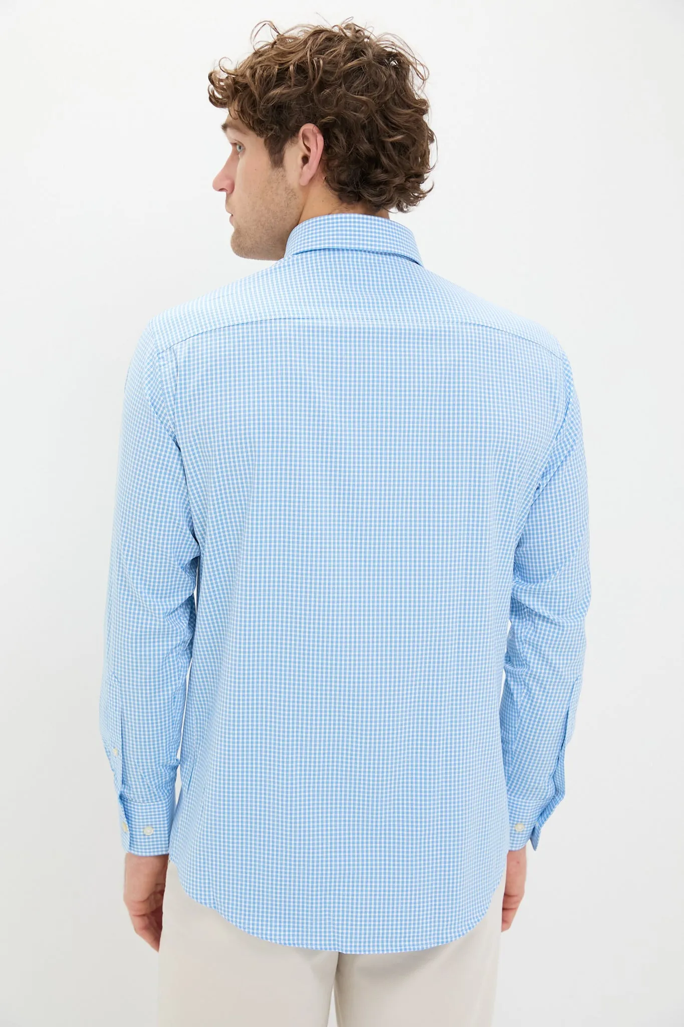 Seaport Blue Derwent Performance Twill Sport Shirt
