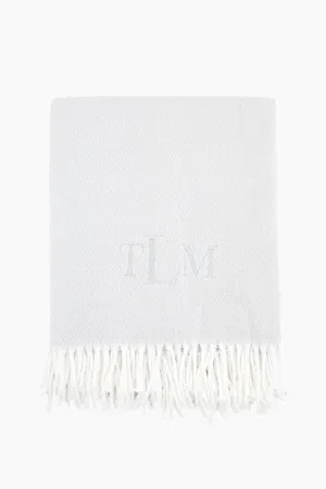 Silver Pezzo Throw