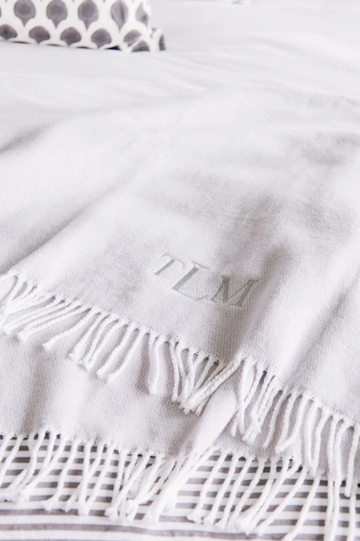 Silver Pezzo Throw