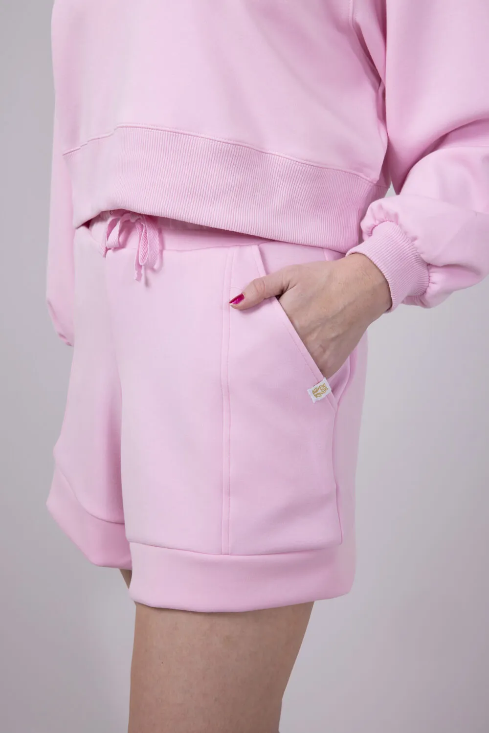 Simply Southern Sophie Modal Knit Shorts for Women in Pink | PP-0125-SHORT-SOPHIE-PINK