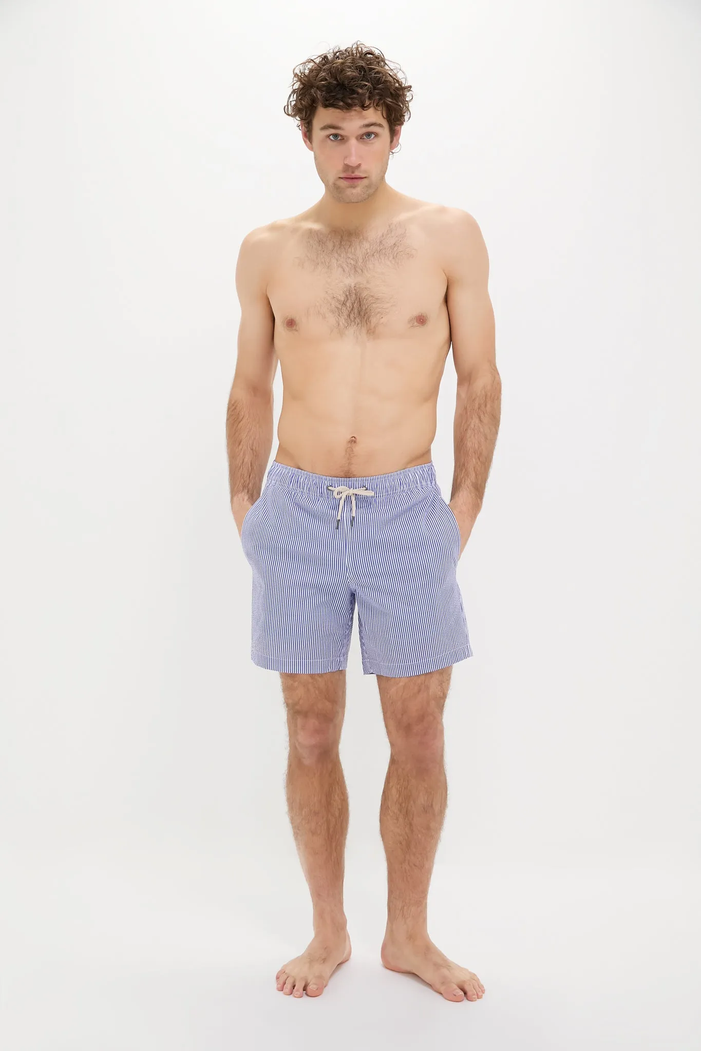 Sky Blue Seersucker Bayberry Trunks