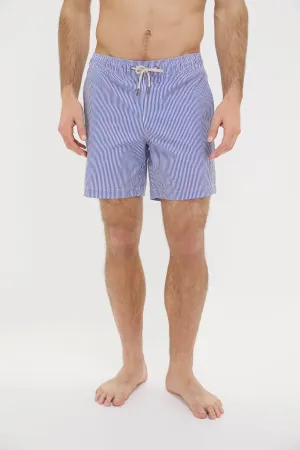 Sky Blue Seersucker Bayberry Trunks