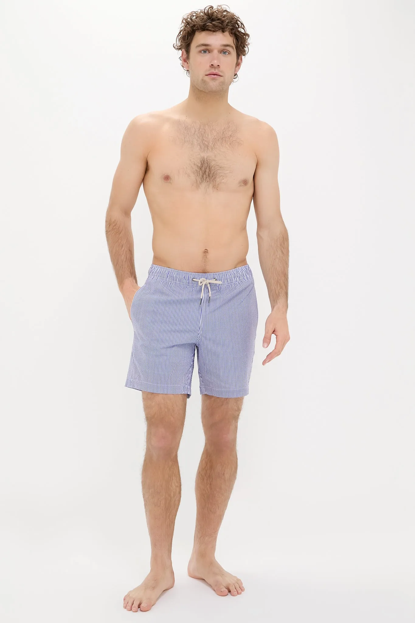 Sky Blue Seersucker Bayberry Trunks