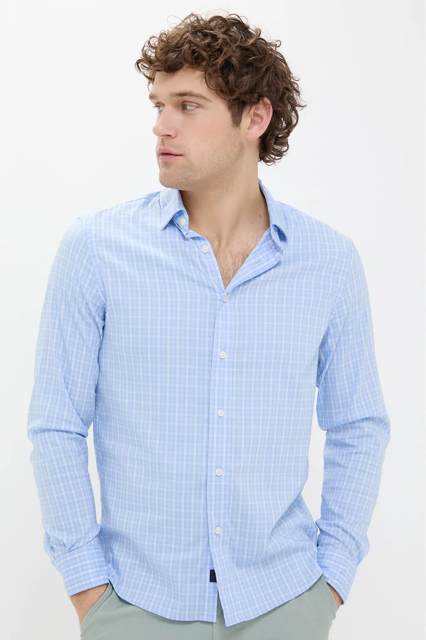 Sky Shore Plaid Movement Shirt