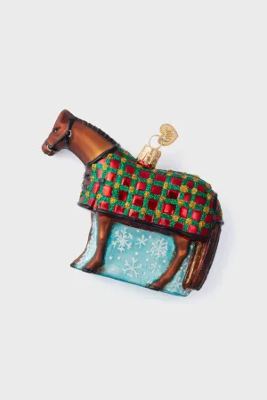 Snowflake Horse Ornament