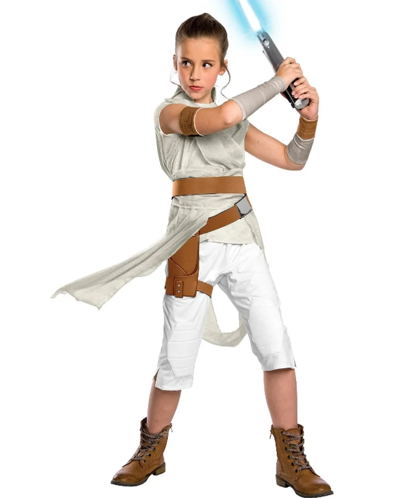 Star Wars Episode 9 Deluxe Rey Girls Costume