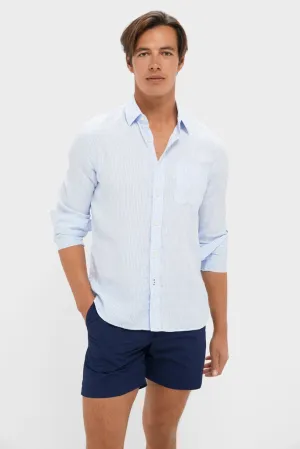 Summer Classic Stripe Laguna Linen Shirt