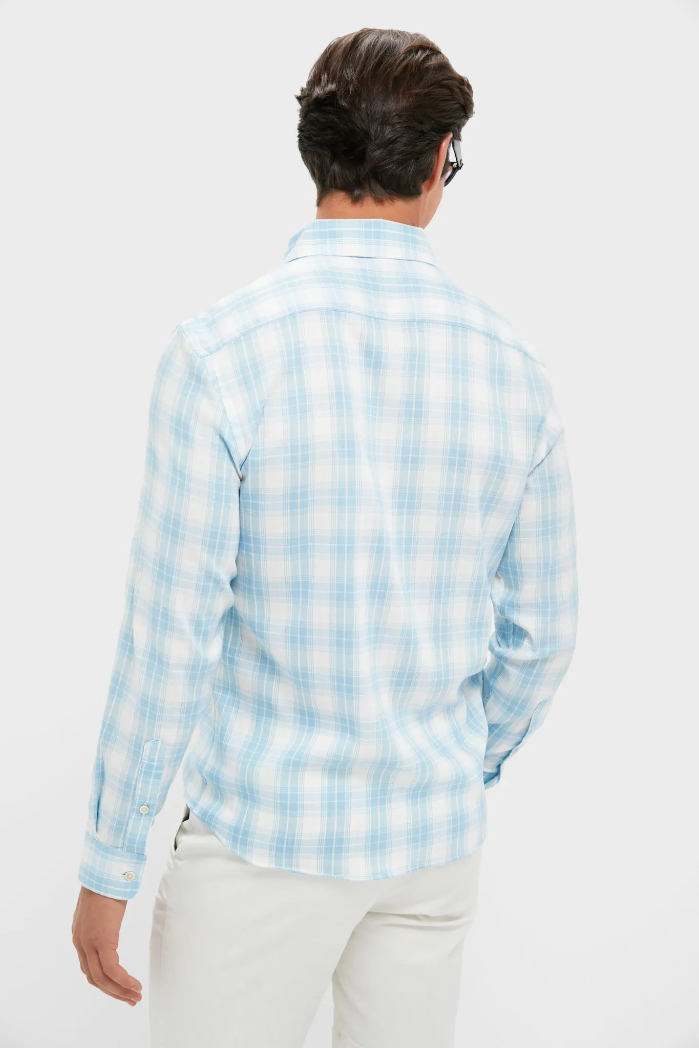 Summer Sky Plaid Movement Monterrey Shirt