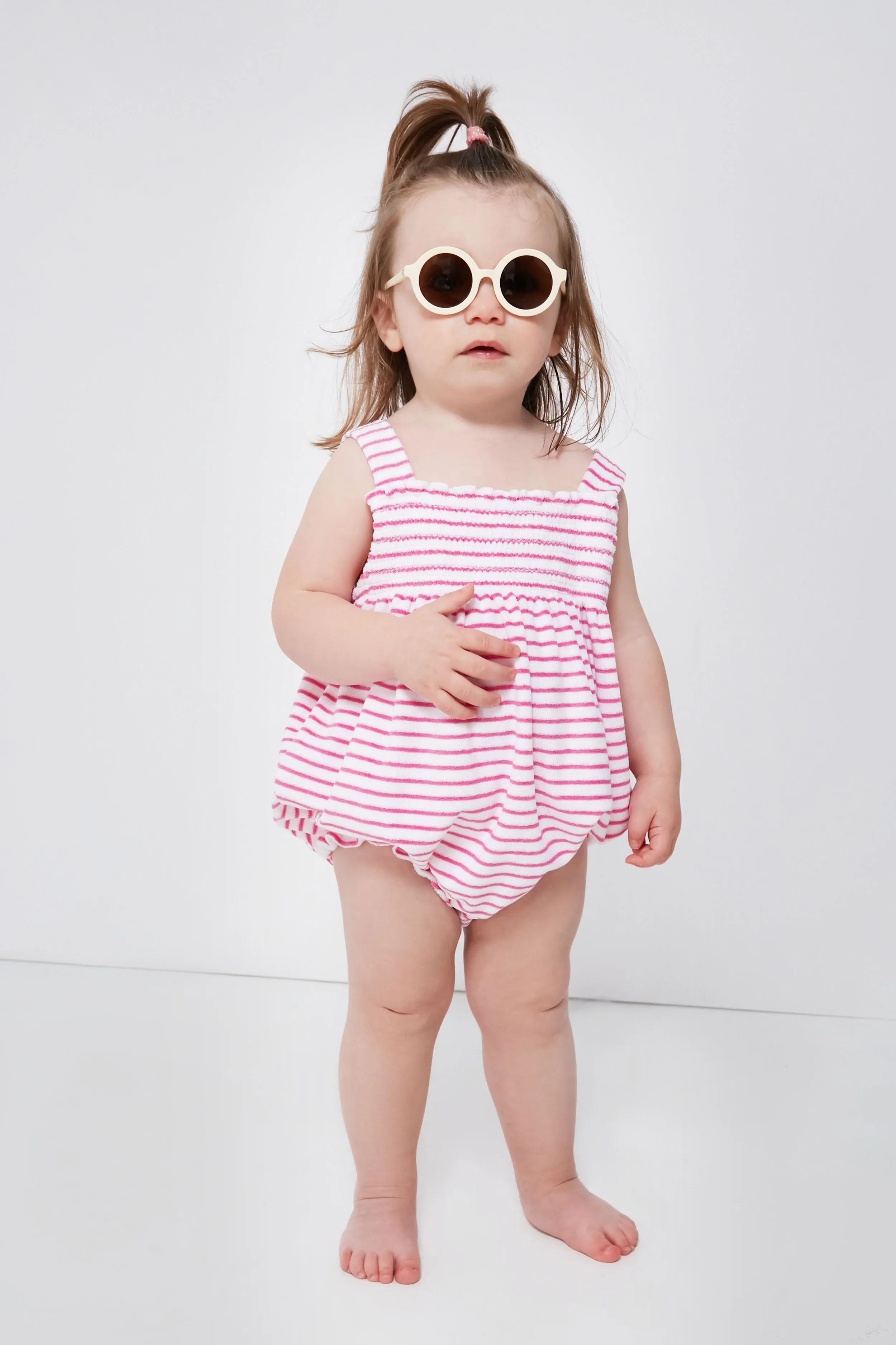 Sweet Cream Euro Round Sunglasses