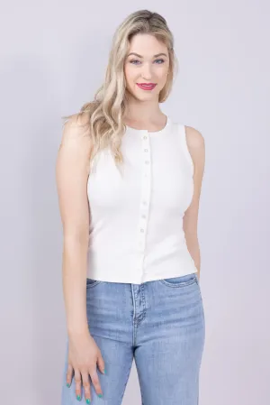 Thread & Supply Luella Tank Top for Women in Ivory | T4600BRTS-IVORY