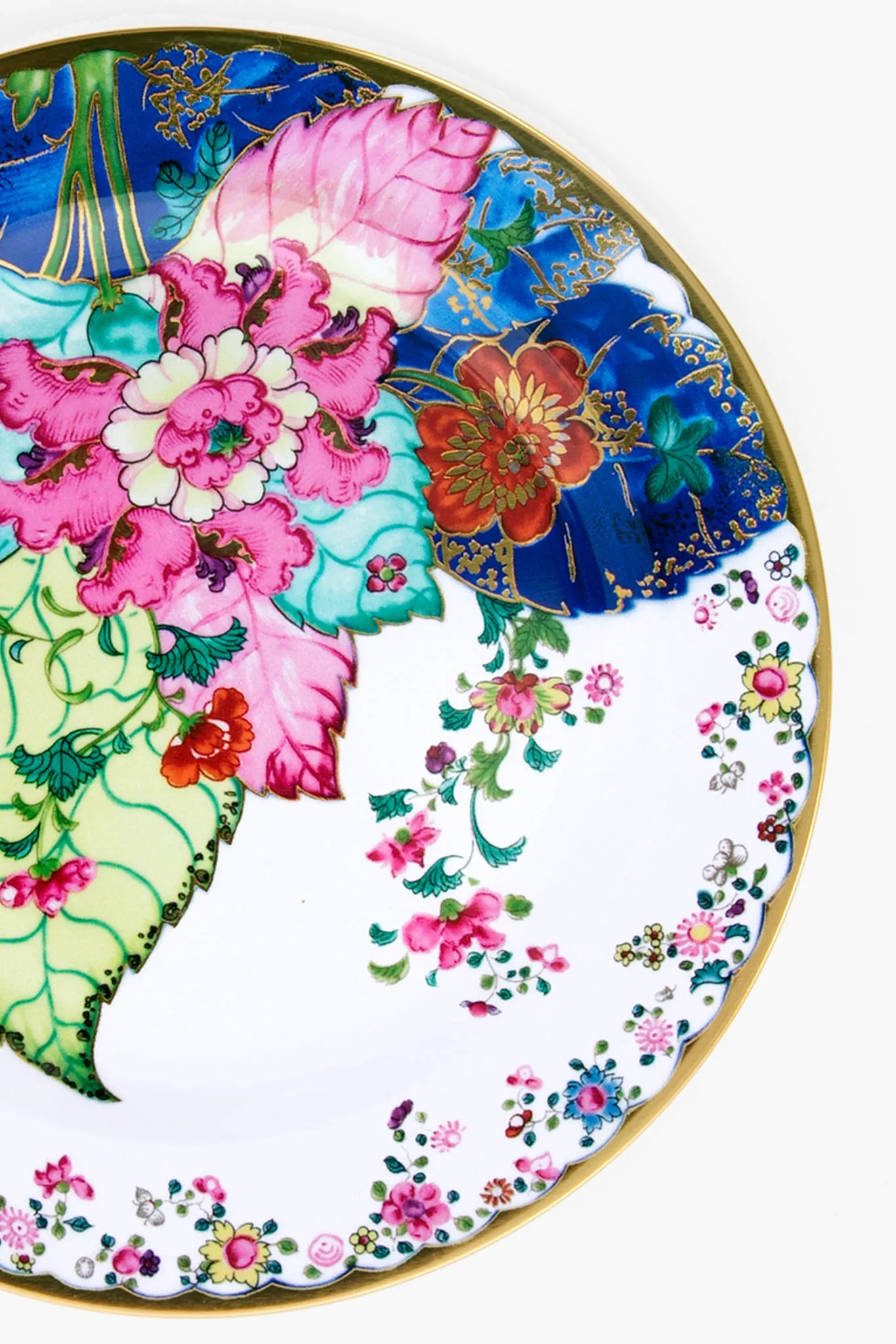 Tobacco Leaf 10 Inch Tin Plate