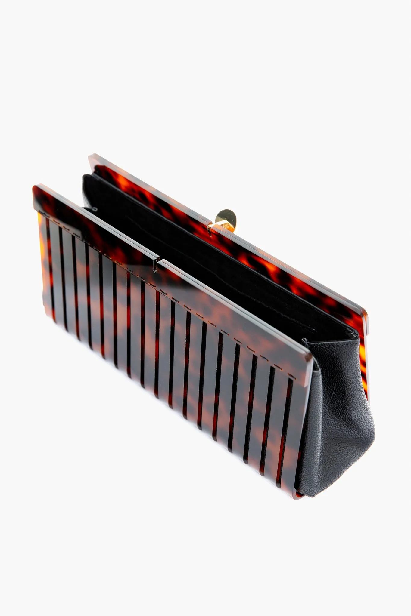 Tortoise Iris Clutch