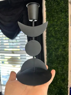 Triple Moon Candleholder