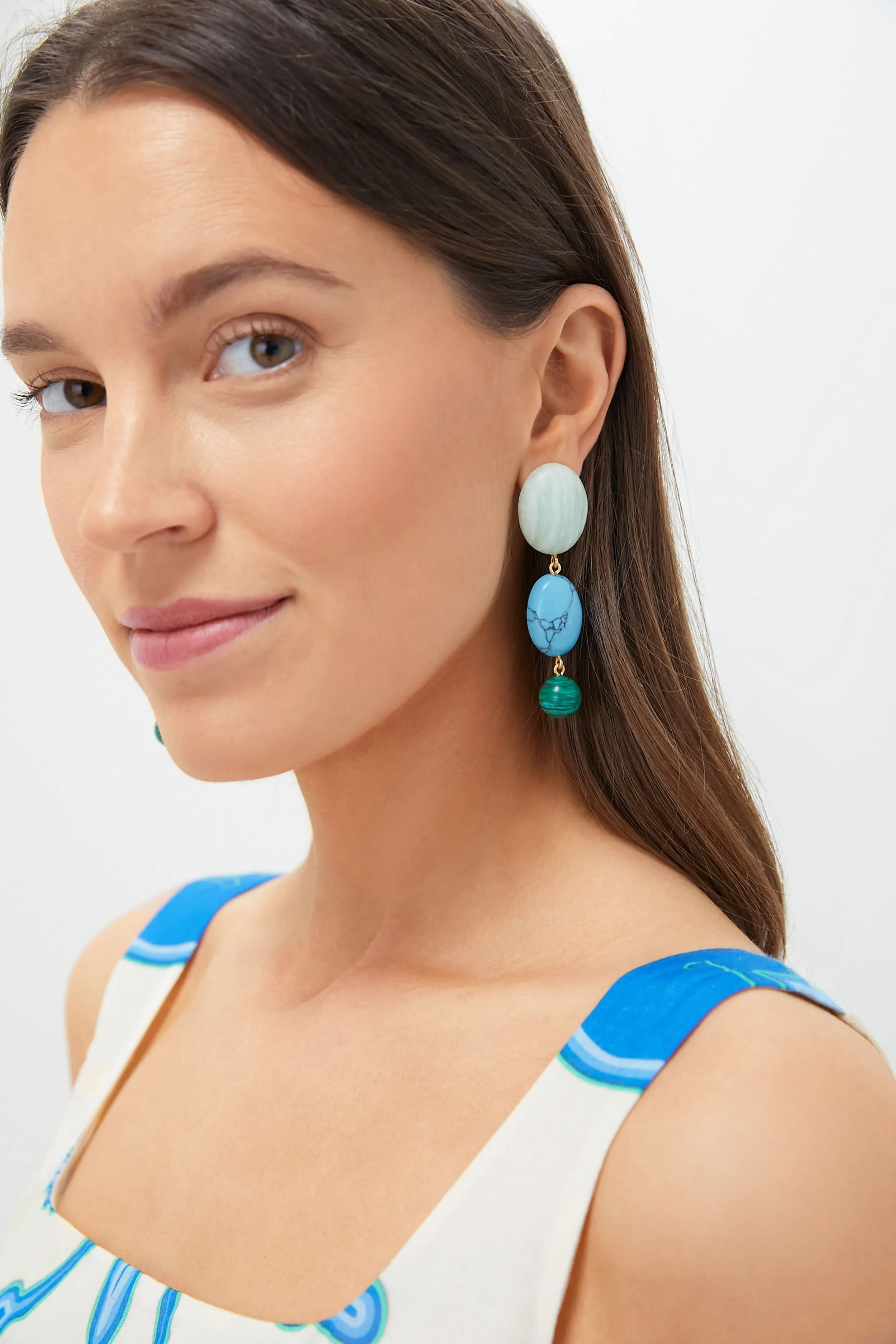 Turquoise Mist Maren Earrings