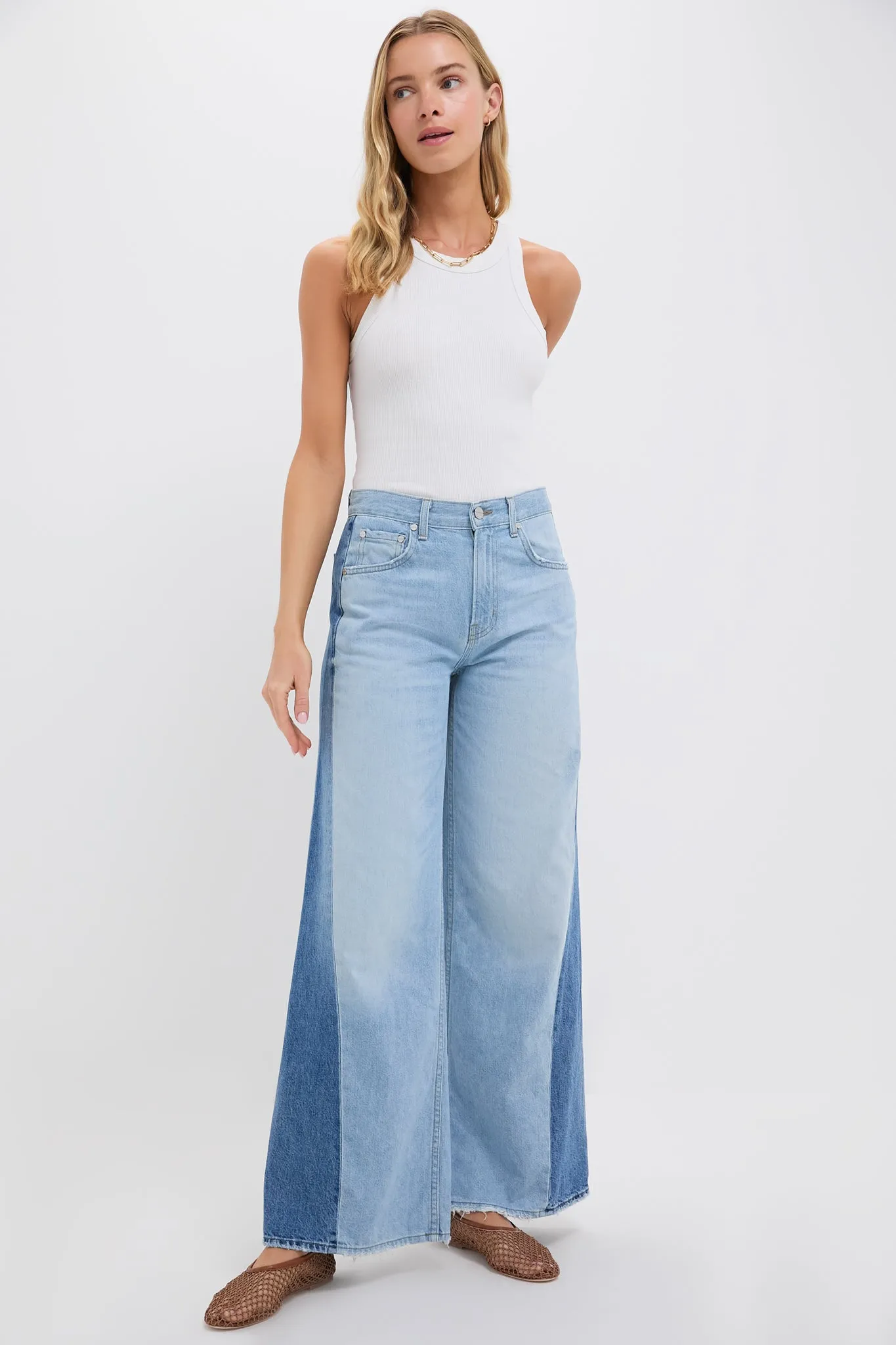 Vintage Wash Two Tone Ramblin Man Jeans