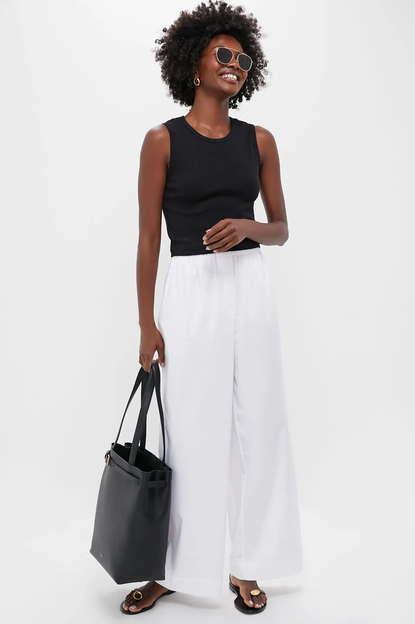 White Bonfire Pant