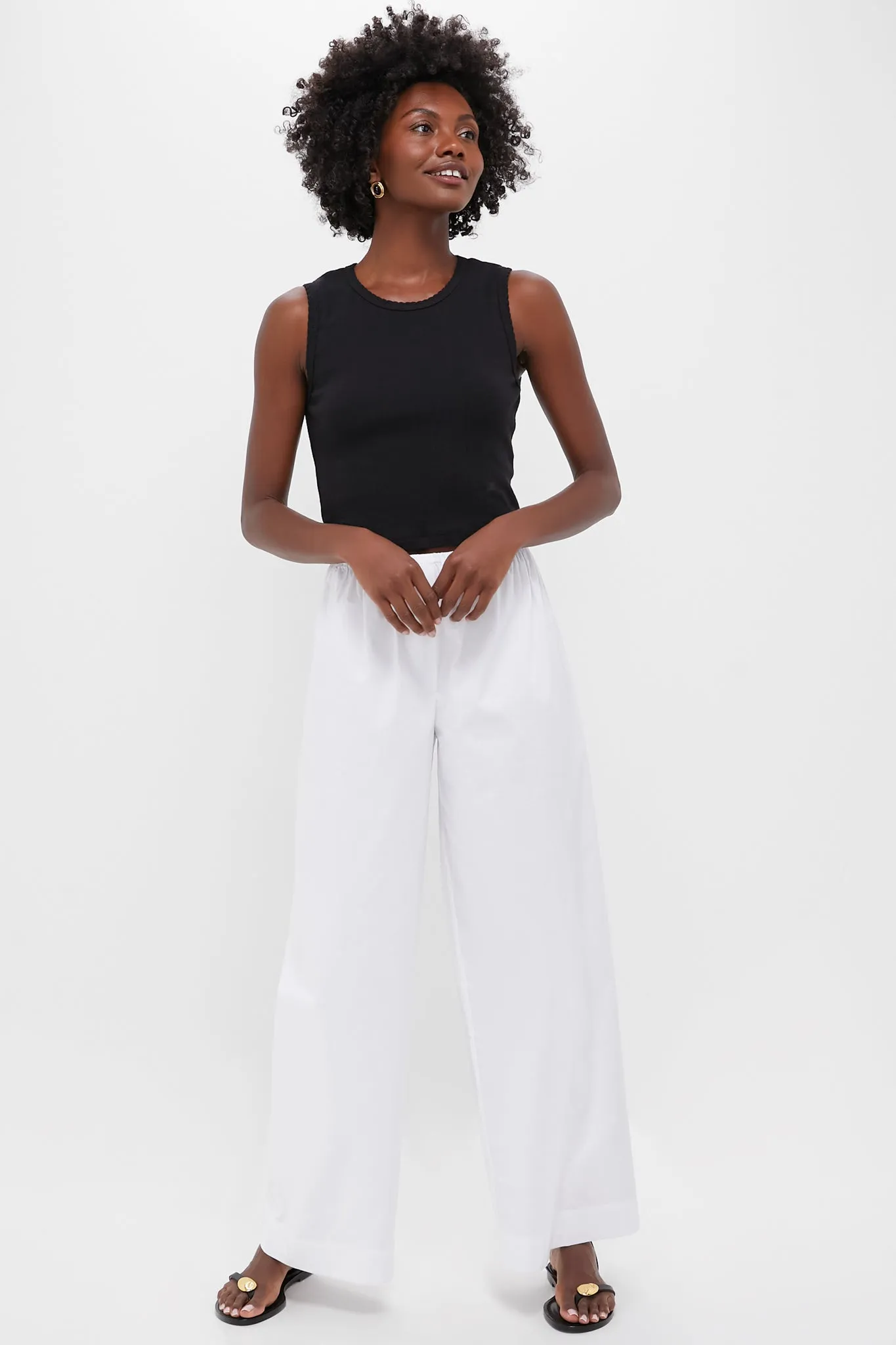 White Bonfire Pant