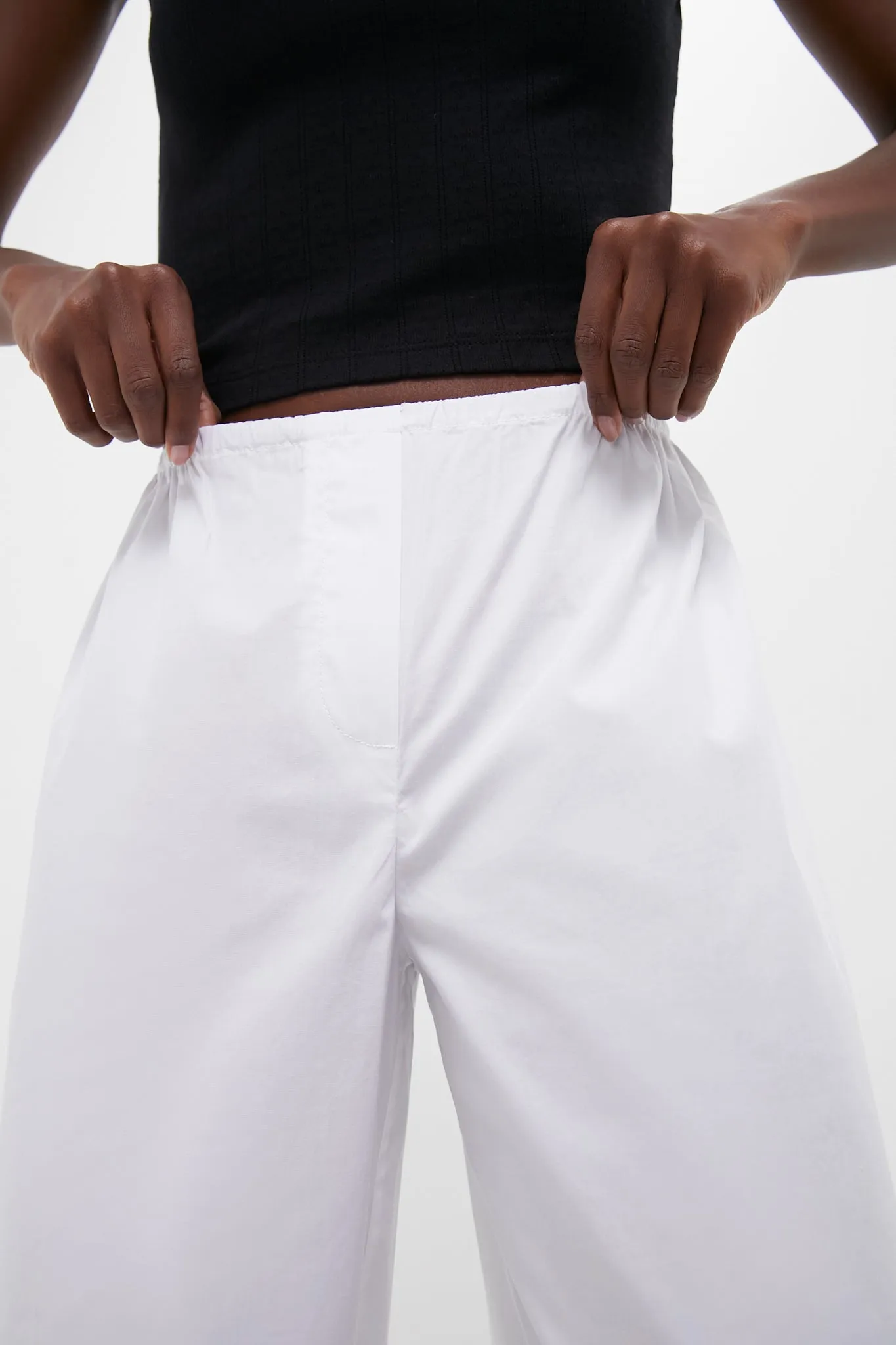 White Bonfire Pant