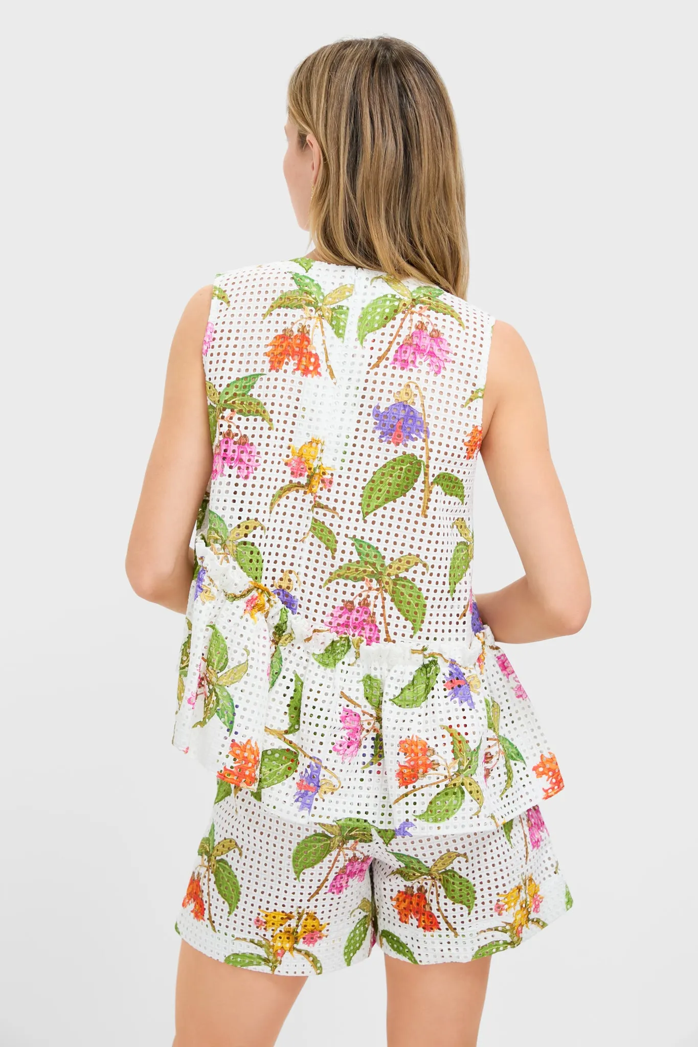 White Magnifica Alora Anglaise Top