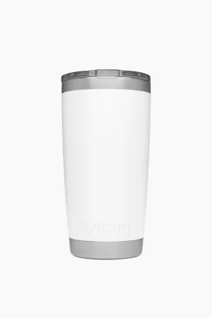 White Rambler 20oz Tumbler w/MS Lid