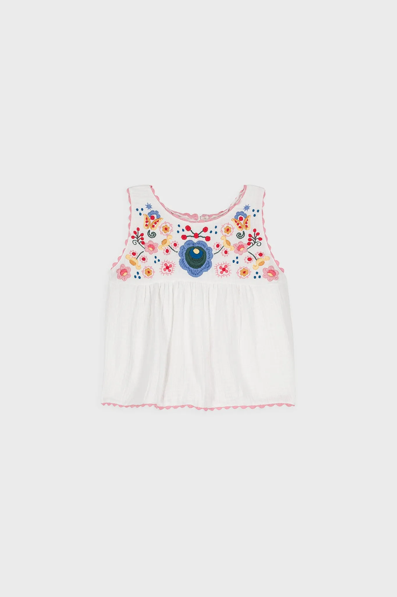 White Solenia Blouse