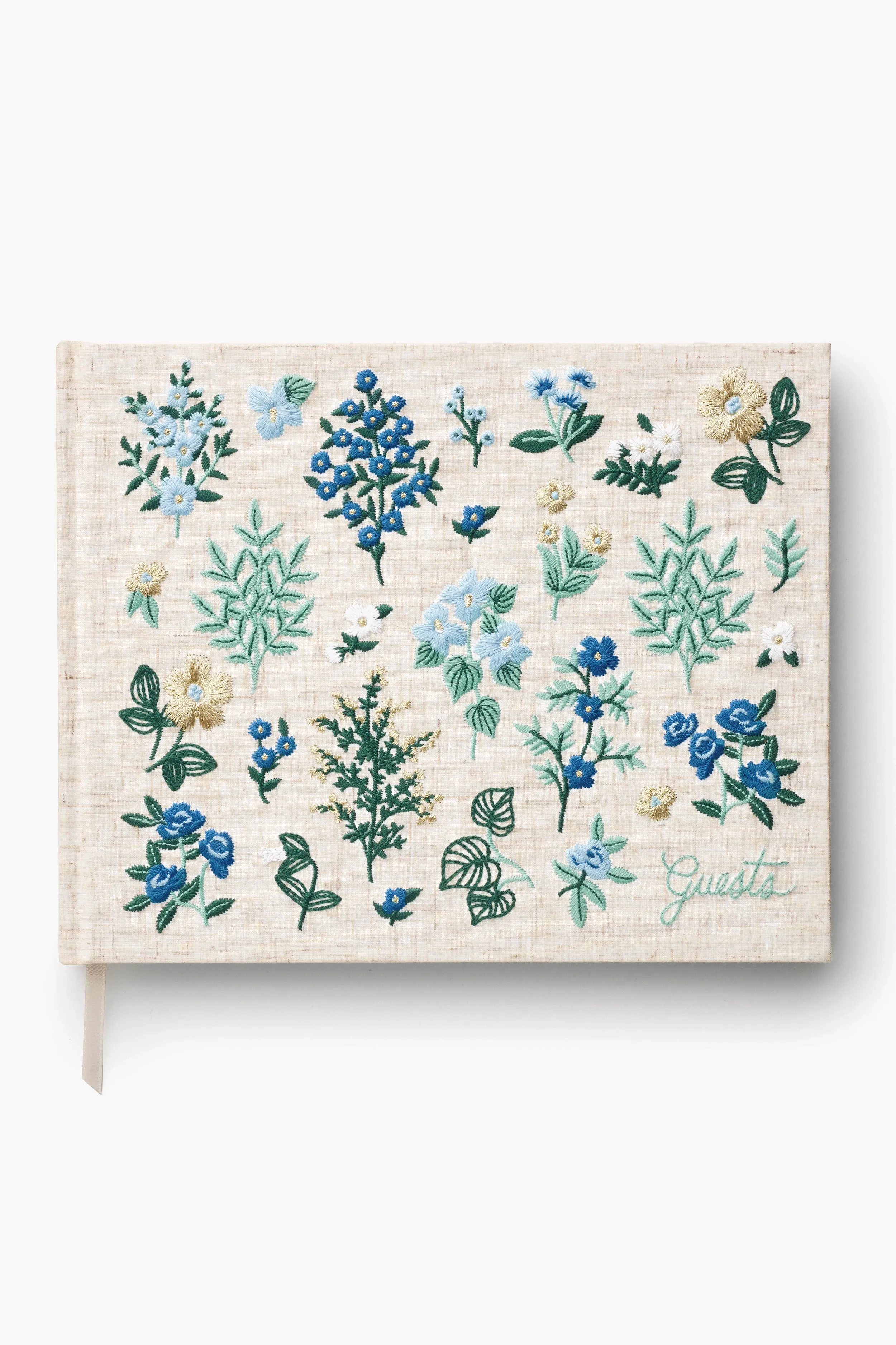 Wildwood Embroidered Guest Book