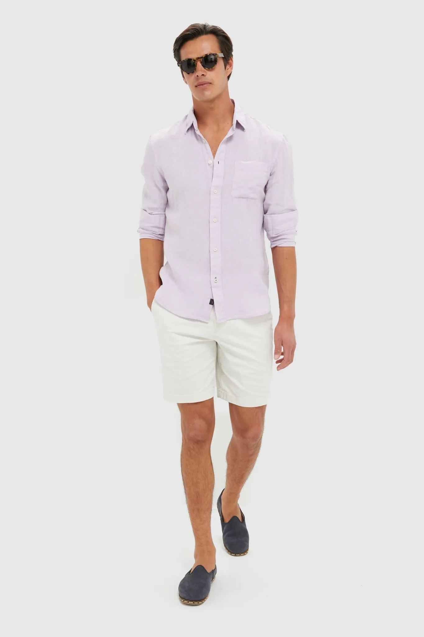 Wisteria Laguna Linen Shirt