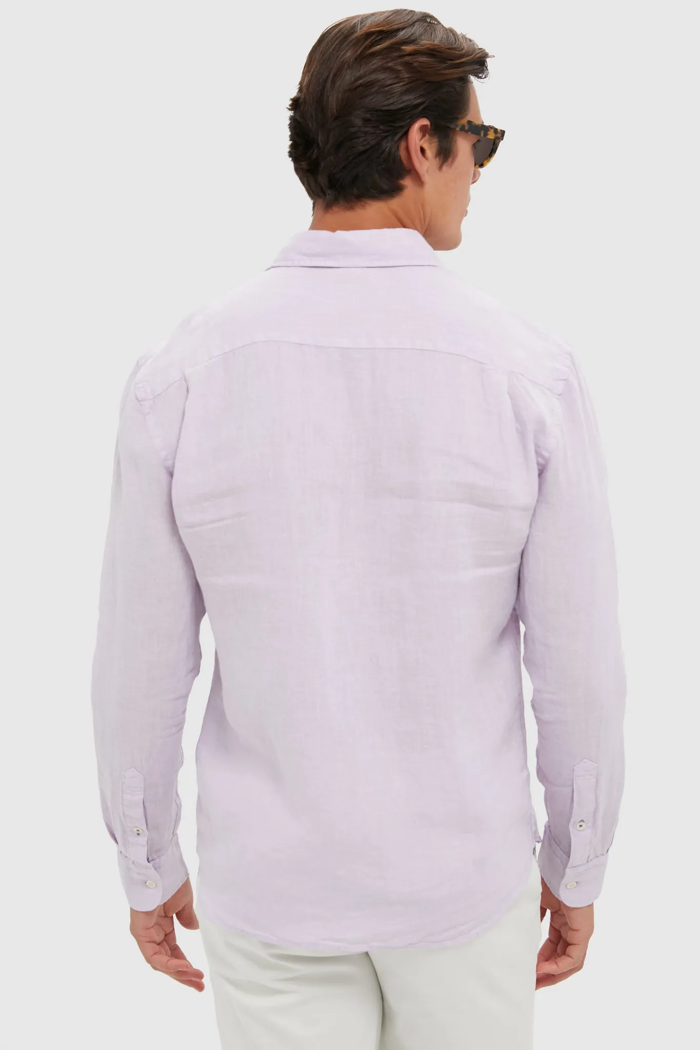 Wisteria Laguna Linen Shirt