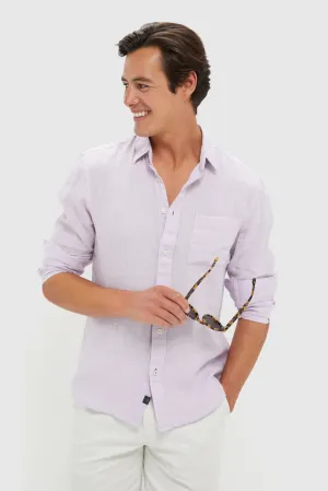 Wisteria Laguna Linen Shirt
