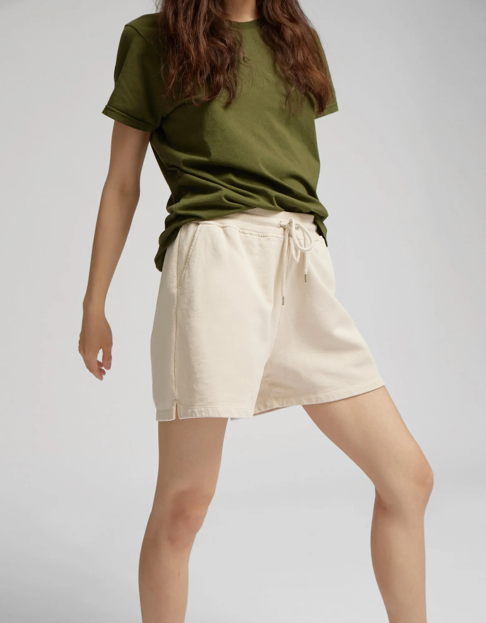 Women Organic Sweatshorts - Raspberry Pink