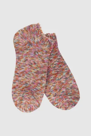 World's Softest Ragg Low Socks for Women in Floral | 75928