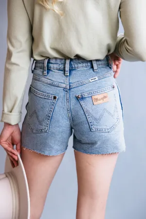 Wrangler High Rise Bailey Cut Off Denim Shorts for Women | 112344602